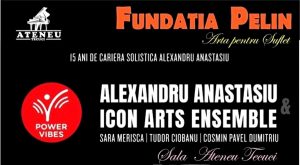 Alexandru Anastasiu și ansamblul de percuție Icon Arts pe scena Ateneu